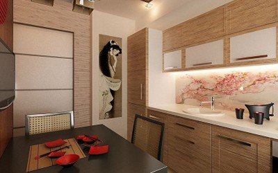 Кухни в японском стиле
